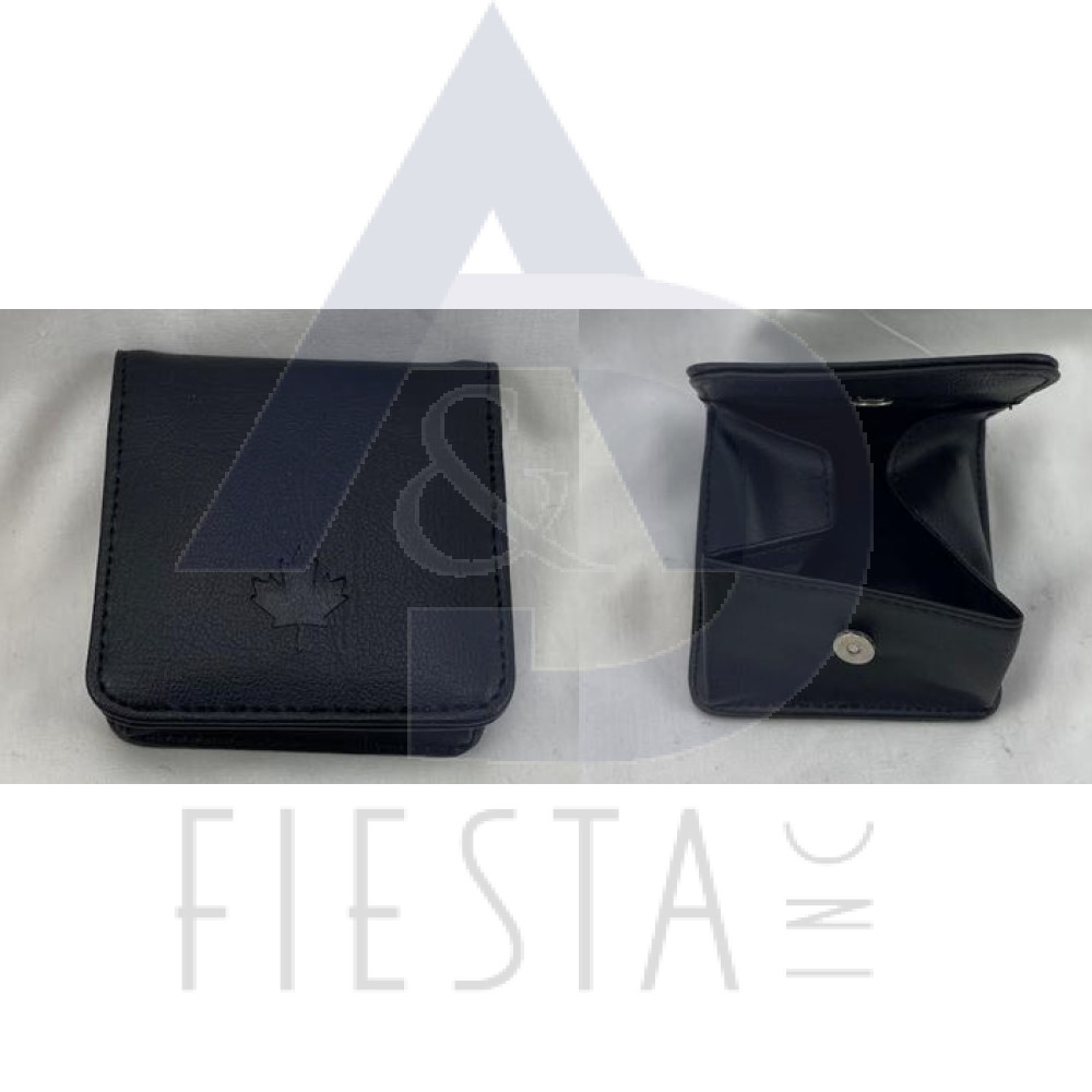 CANADA PU LEATHER 8.2X8.2 CM COIN PURSE WITH LOGO