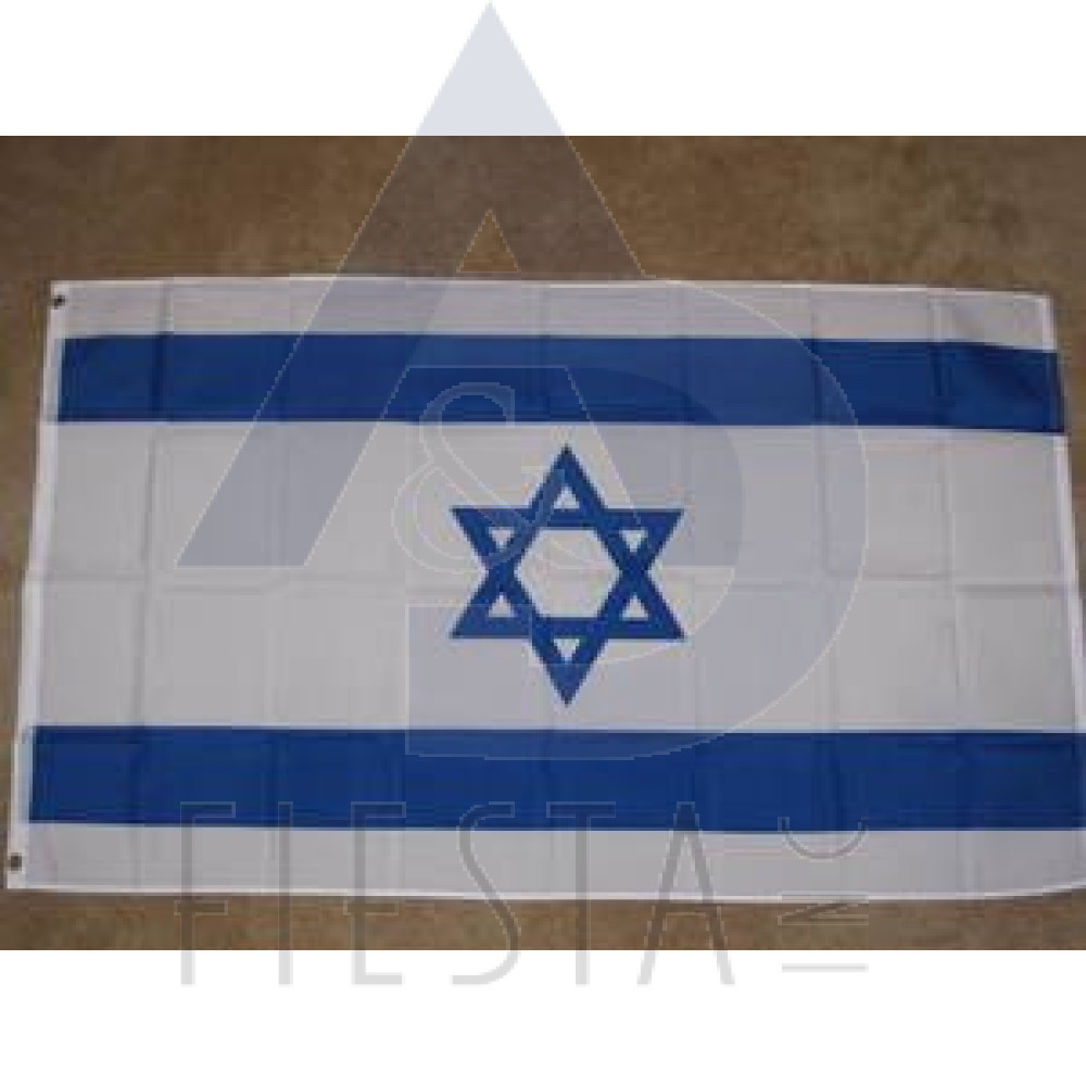 ISRAELI FLAG 3'X5' WITH GROMMETS