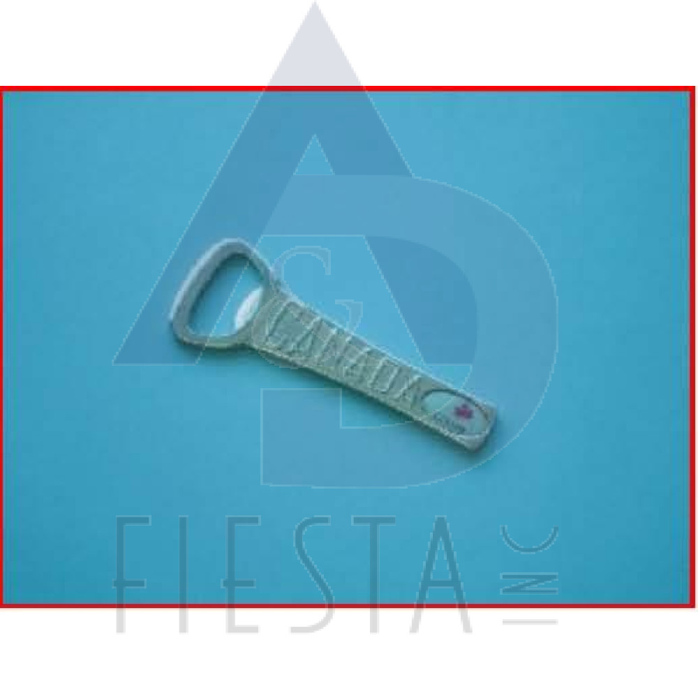 CANADA SILVER METAL BOTTLE OPENER
