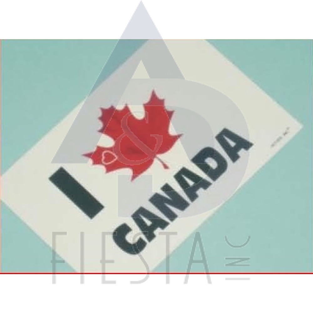 CANADA POSTCARD "I LOVE CANADA"