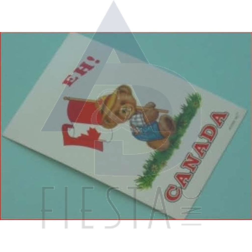 CANADA POSTCARD WITH BEAR "EH!"