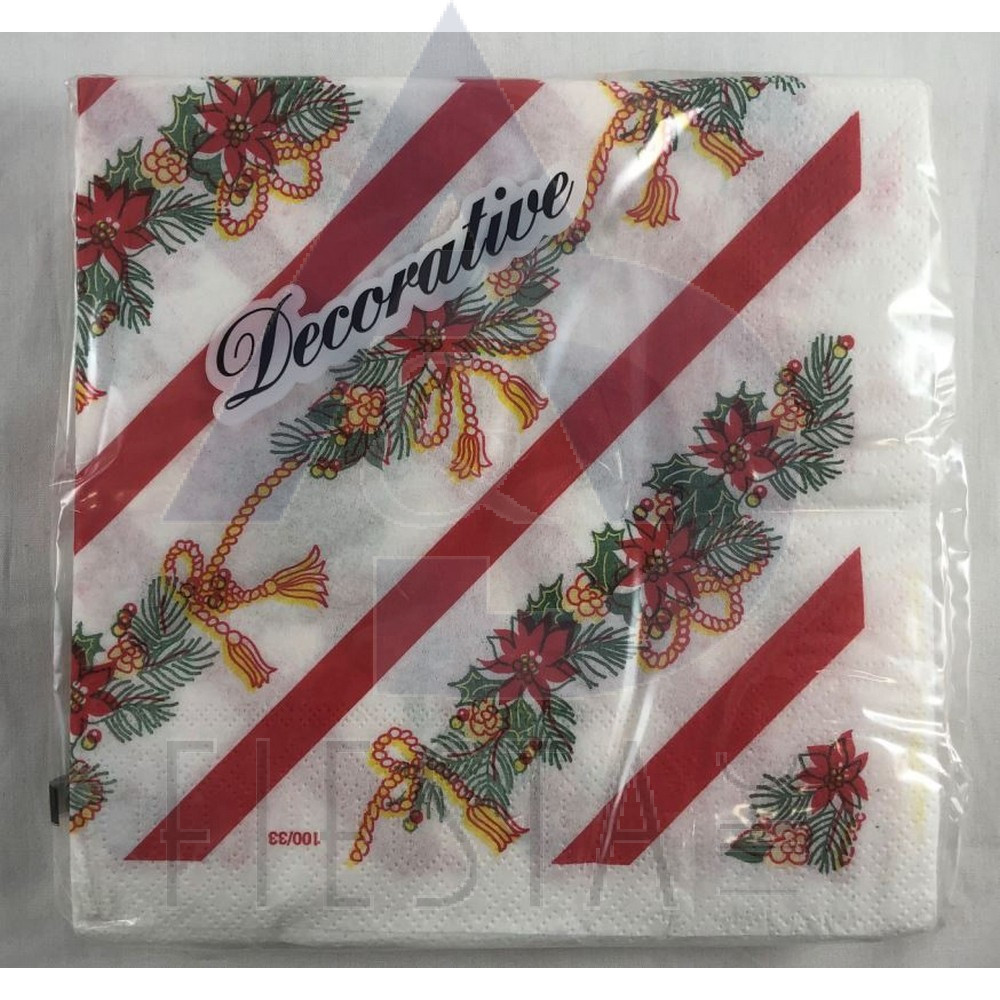 25 PC 2 PLY NAPKIN MISTLETOE