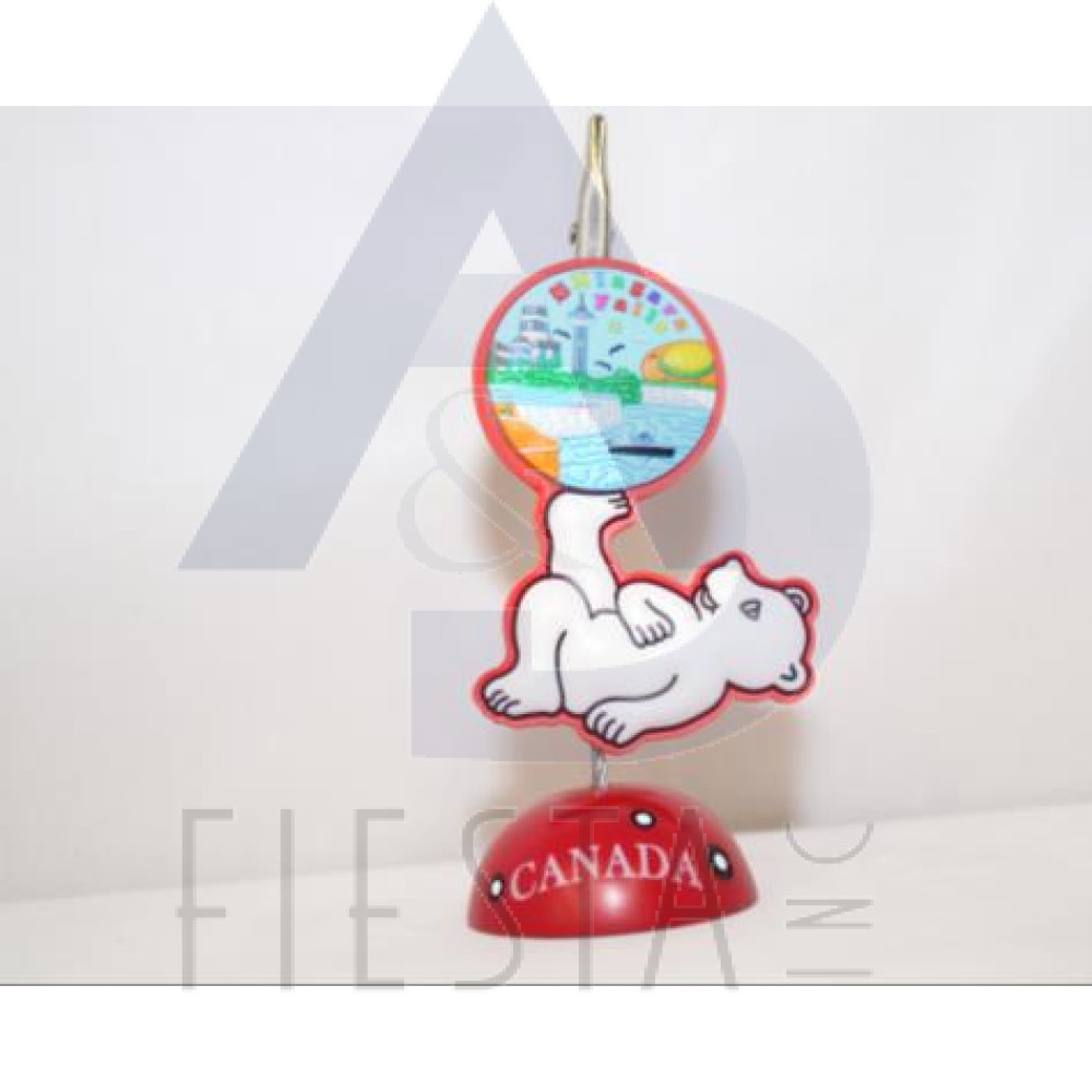 NIAGARA FALLS PVC POLAR BEAR MEMO CLIP