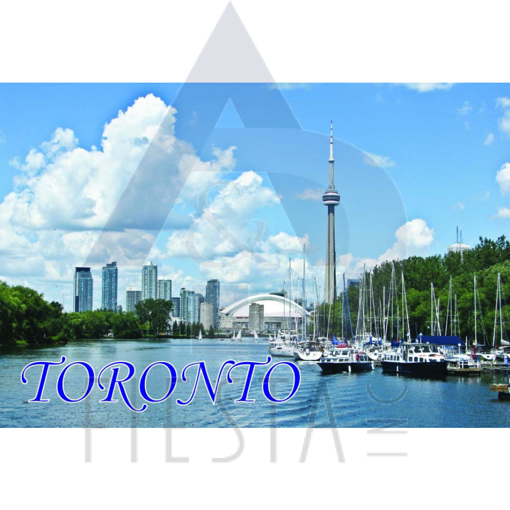 TORONTO POST CARD VIEW OF TORONTO WATERFRONT 