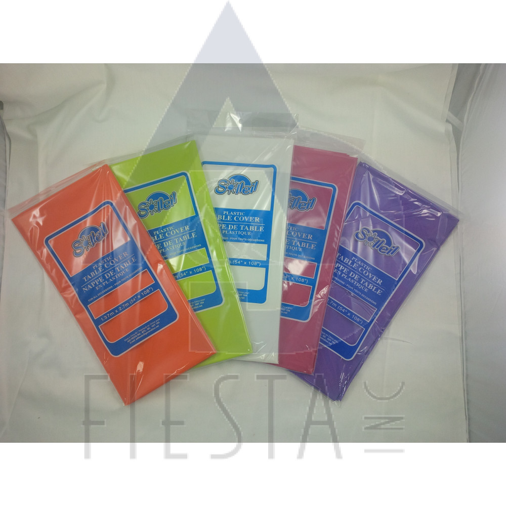 PLASTIC TABLE-COVER 54"X108"