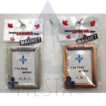 QUEBEC METAL MEGNETIC PICTURE FRAME ASSORTED