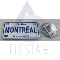 MONTREAL LICENSE PLATE "MONTREAL" KEY CHAIN