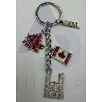 MONTREAL ASSORTED CHARMS KEY CHAIN 