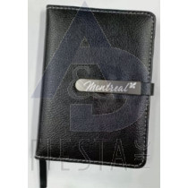 MONTREAL LEATHER NOTE BOOK 10.5 CM X 14.8 CM