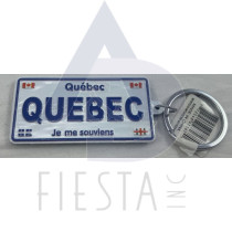 QUEBEC LICENSE PLATE "QUEBEC" KEY CHAIN 