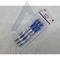 QUEBEC PEN 3 PCS ON BLISTER CARD