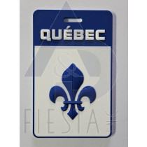 QUEBEC FLEUR DE LYS LUGGAGE TAG