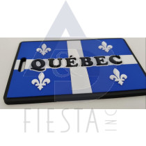QUEBEC FLAG DESIGN LUGGAGE TAG