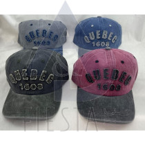 QUEBEC CAP WITH 3D QUEBEC 1608 ASSORTED 