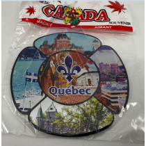 QUEBEC FOIL MAGNET STYLE #2