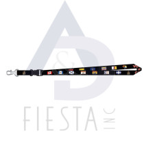 CANADA LANYARD WITH PROVINCES WITH DETACHABLE CLIP