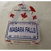 NIAGARA FALLS LICENSE PLATE STICKER