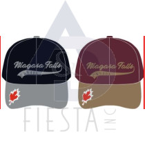 NIAGARA FALLS CAP 3D SCRIPT UNDERLINED 2 COLORED CAP, ASSORTED COLORS