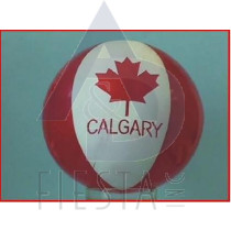 CALGARY 8" INFLATABLE BEACH BALL