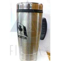 EDMONTON SILVER STAINLESS STEEL MUG WITH HANDLE