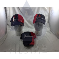 VANCOUVER BRUSHED COTTON CAPS RED/BLUE SERIES 3 ASSORTED