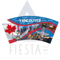 VANCOUVER SHOT GLASS WITH LANDMARKS FILM