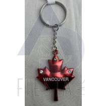 VANCOUVER "RED SERIES" LARGE MAPLE LEAF KEY CHAIN 