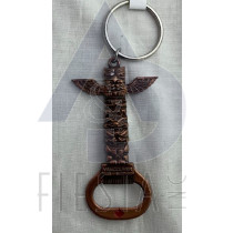 VANCOUVER TOTEM POLE WITH BOTTLE OPENER ASSORTED KEY CHAIN 