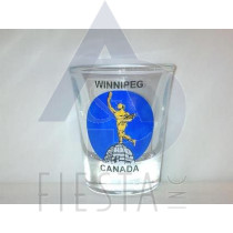 WINNIPEG CLEAR SHOT GLASS