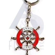 CANADA RED/WHITE/RED WHEEL KEY CHAIN 