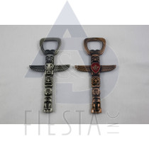 CANADA METAL BIG TOTEM POLE WITH BOTTLE OPENER ASSORTED COLORS