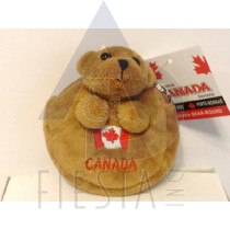 TORONTO PLUSH ROUND BEAR WALLET