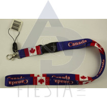 CANADA LANYARD WITH DETACHABLE CLIP