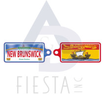 NEW BRUNSWICK LICENSE PLATE 2 SIDED KEY CHAIN 