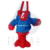 NEW BRUNSWICK PLUSH 9" LOBSTER WITH HOODIE ( I ❤ NEW BRUNSWICK )