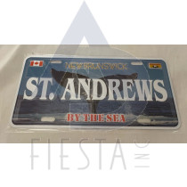 ST. ANDREWS-NEW BRUNSWICK MEDIUM LISENCE PLATE 15X7.5 CM MAGNET