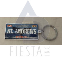 ST. ANDREWS-NEW BRUNSWICK 2 SIDED LISENCE PLATE KEY CHAIN 
