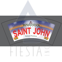 SAINT JOHN N.B. FROSTED SHOT GLASS