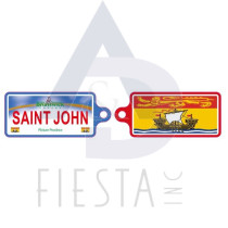 SAINT JOHN N.B. LISENCE PLATE KEY CHAIN 