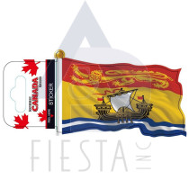 NEW BRUNSWICK WAVY FLAG STICKER IN BOX
