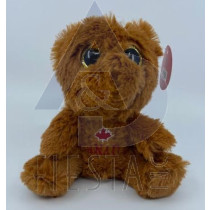 CANADA PLUSH 6.5" SITTING BROWN BEAR 