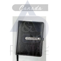 CANADA LEATHER NOTE BOOK 10.5 CM X 14.8 CM