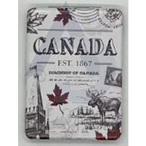 CANADA FOLDABLE MIRROR WITH ASSORTED ICON'S