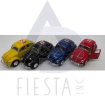 L'ACADIE 5" DIE CAST VOLKSWAGEN BEETLE ASSORTED COLORS