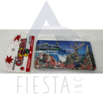 CANADA METAL LICENSE PLATE CANADIAN LANDMARKS 10X5 CM MAGNET STYLE #1