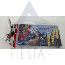 CANADA METAL LICENSE PLATE CANADIAN LANDMARKS 10X5 CM MAGNET STYLE #3