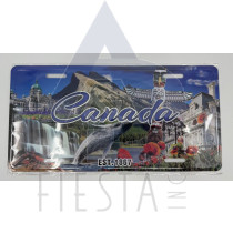 CANADA METAL LICENSE PLATE CANADIAN LANDMARKS 30X15 CM STYLE #6
