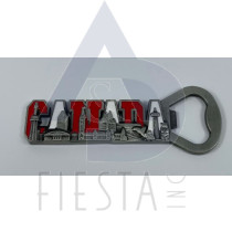 CANADA METAL CANADA LETTERING WITH LANDMARKS IN FLAG DESIGN MAGNET
