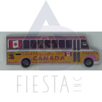 CANADA METAL SCHOOL BUS MAGNET
