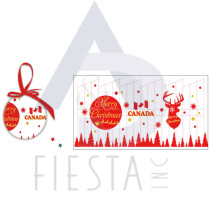 CANADA CHRISTMAS BALL WITH IMAGES IN BOX STYLE 2